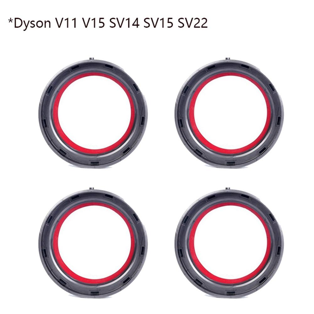 Inel de etanșare superior fix pentru recipientul de praf și capac de bază pentru aspiratorul Dyson V6 V7 V8 V10 V11 V15, piesă de schimb de înlocuire pentru cupa de praf