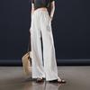 SOFSIL Women's Lightweight Wide-Leg Elastic Waist Pants