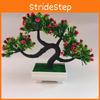 Realistic Rose The Pine Greeting Guests Bonsai With Plastic Material For Gift Home And Event Decor