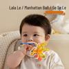 Manhattan Baby Grabbing Ball Toy & Teether: Boilable, Soft Rubber, Educational & DIY Biteable Fun