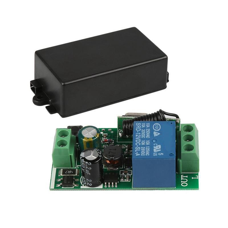 180-240V AC 433MHz 1CH Kanal Wireless RF Fernbedienung Schaltrelais selbst