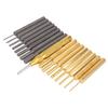 18pcs Professional Carbon Steel Brass Punch Tool Kit Set Leather Craft Hand Tool