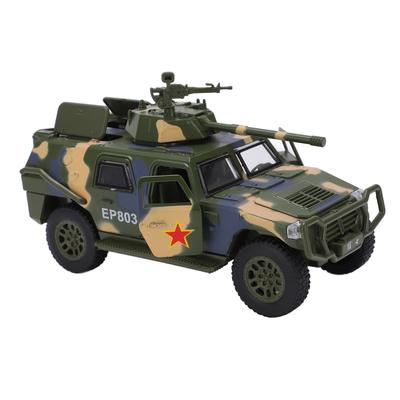 1:32 Alloy Military Alloy Model Car Sound and Light Pull Back Off Road Vehicle Model for Children