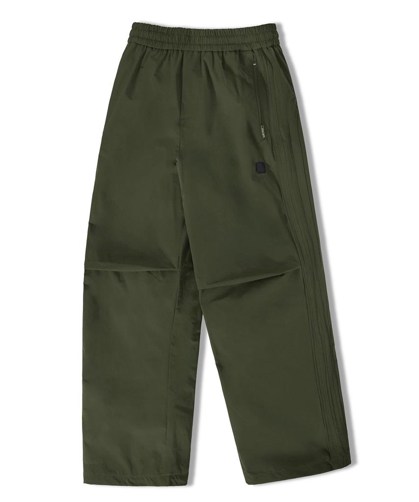 MINIMALPROJECT Sideline Wide Woven Track Pants Mtp124 [Khaki]