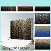 Vintage Abstract Party Photography Backdrop Cloth For Festive Decoration Black Gold Background With Glittering Highlights Characters)
