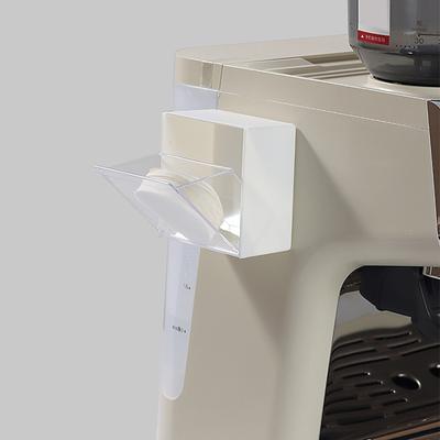 Portafiltros de Papel para Café a Prueba de Polvo Caja de Almacenamiento para Filtros de Cafetera Moka Anillo Dosificador de Café Recipiente para Café Estante de Pared Accesorios para Espresso