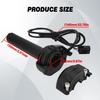 JFG RACING Dirt Bike Electric Throttle Sur Ron Twist Throttle Tube Nylon For SurRon S/X Electric Dirt Bike, Small, Black