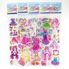 61224Pcs 3D Stationery Stickers Dress Up Girl School Rewards Styles Reusable Office Cultural And Educational Supplies Tmz