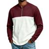 Men's Casual Knit Long Sleeve T-Shirt with, Everyday Pullover