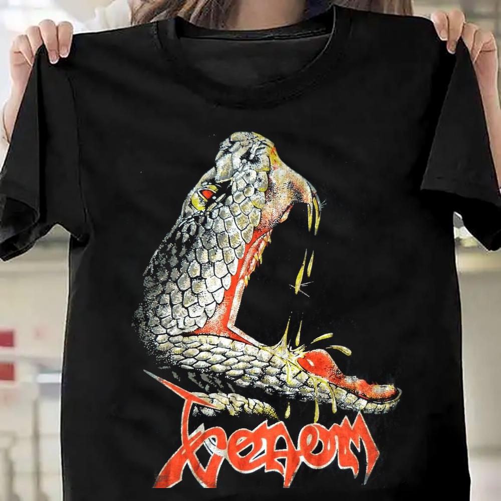

Venom Band Short Sleeve Gift For Fan Black All Size Shirt QQ1146 Unisex T-Shirt L