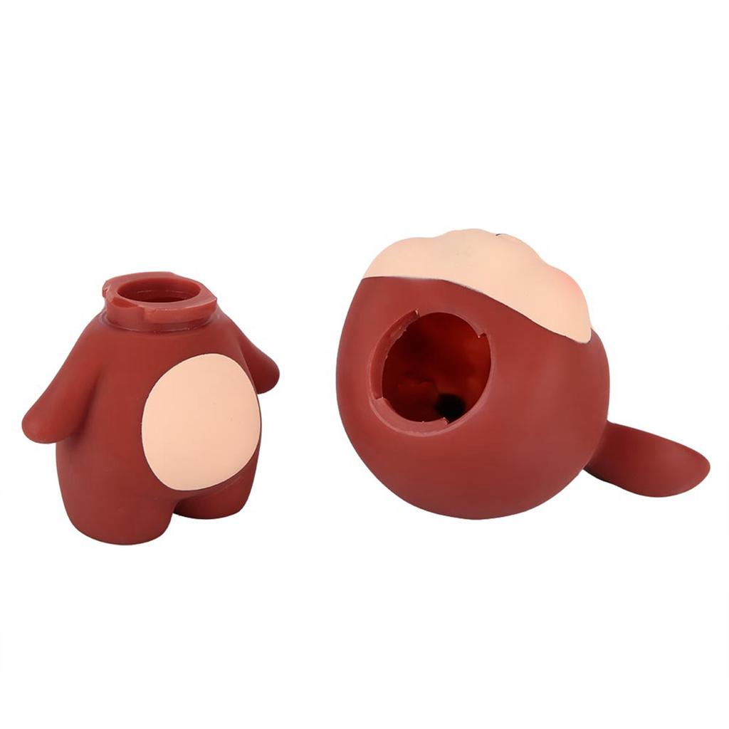 Brown Cartoon Animal Shape Innovative Money Saving Box Pot Home Decoration