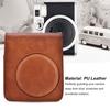 Protective PU Leather Camera Case Bag with Strap for Fujifilm Instax Mini 70 (Brown)
