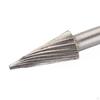 5pcs 1/4'' Shank Rotary Burr Set HSS Tools Grinding Bits