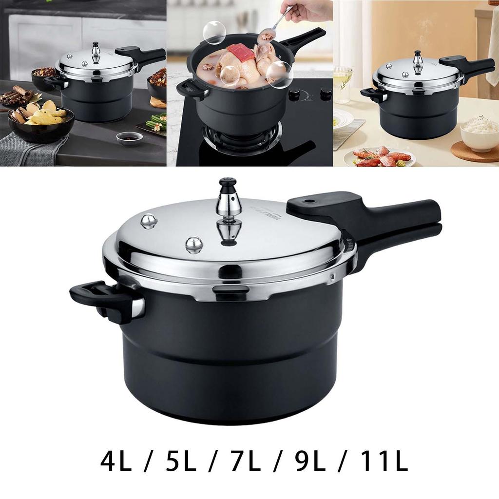 Cook Stainless Steel Pressure Pot for Gas And Induction Stoves - Easy Meal Prep Solution