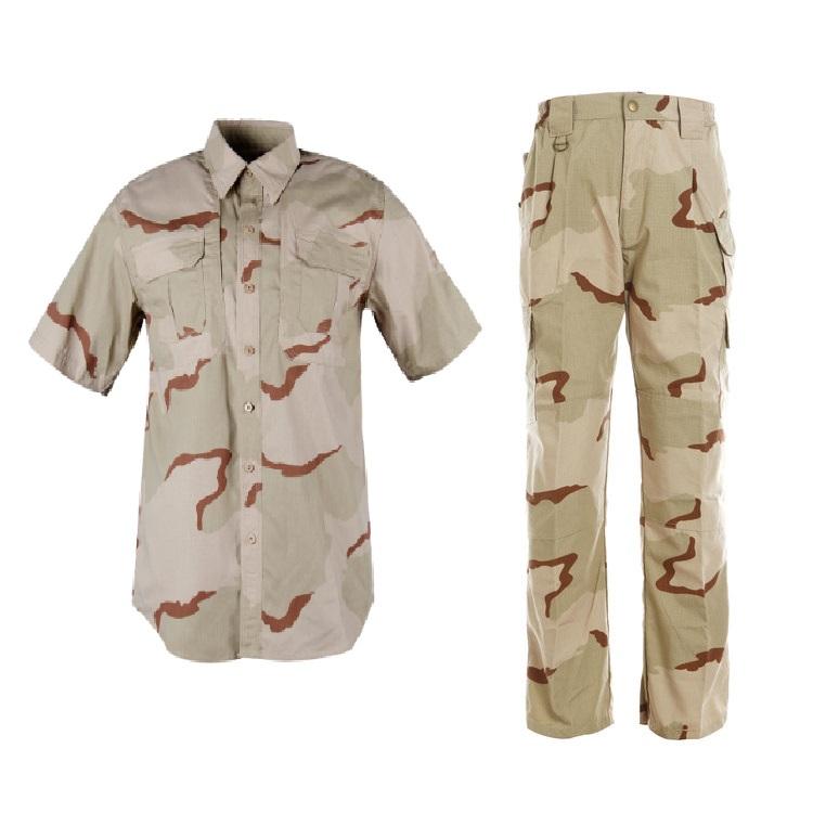 

Классическая рубашка с коротким рукавом SS Dersert Workwear Брюки Комплект