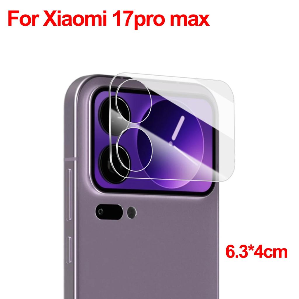 HD Anti-scratch Camera Protector for Xiaomi 17 Pro Max 3D Camera Lens Protector Lens Tempered Glass for Xiaomi Mi 17Pro 17ProMax