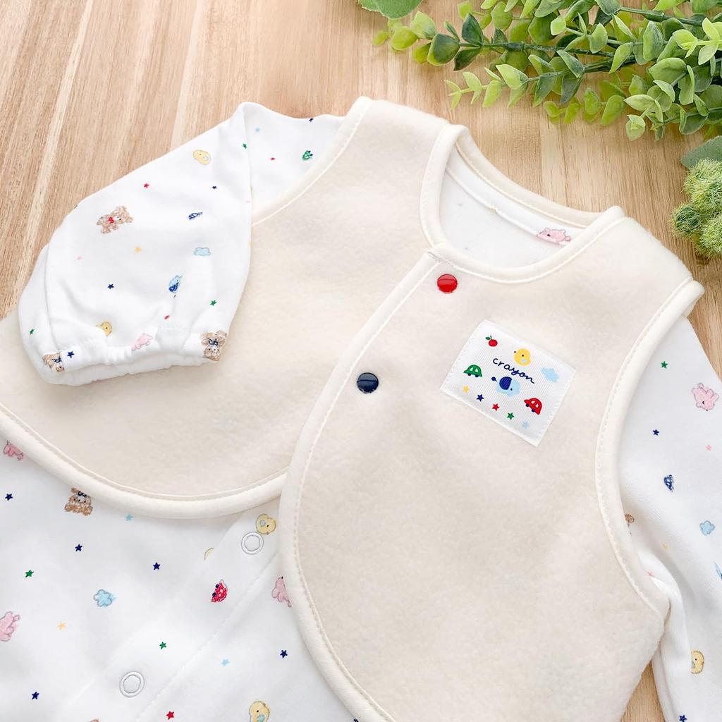 All with Made in Japan [Baby Castle] Two-way Vest, 50-70 Crayons,