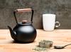 Miyazaki Seisakusho Chaki Kyusu (Large Teapot), Black, 0.7L, with Tea Strainer, Not for Direct Heat, CHA-6