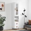 VidaXL Highboard White 34.5x34x180 Cm Engineered Wood 3199273