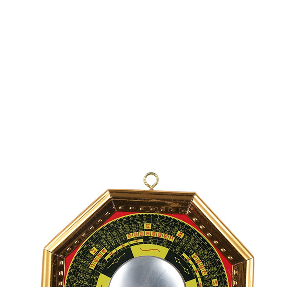 Kovový rám Osmiúhelníková zrcadla 13cm 17.5cm 20.5cm Zrcadlo Osmi diagramů Fengshui Město domů