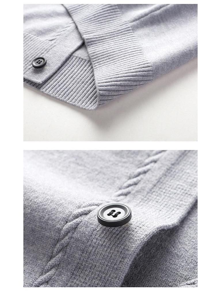 Men's Red Wool Vest: Collarless, Single-Breasted, Solid Color, Fitted Casual Wear for Autumn and Winter.