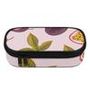 Pencil Pouch Lightweight Durable Polyester Fabric Full Zipper Closure with Main Compartment Mesh Pocket and Pen Slots for Students