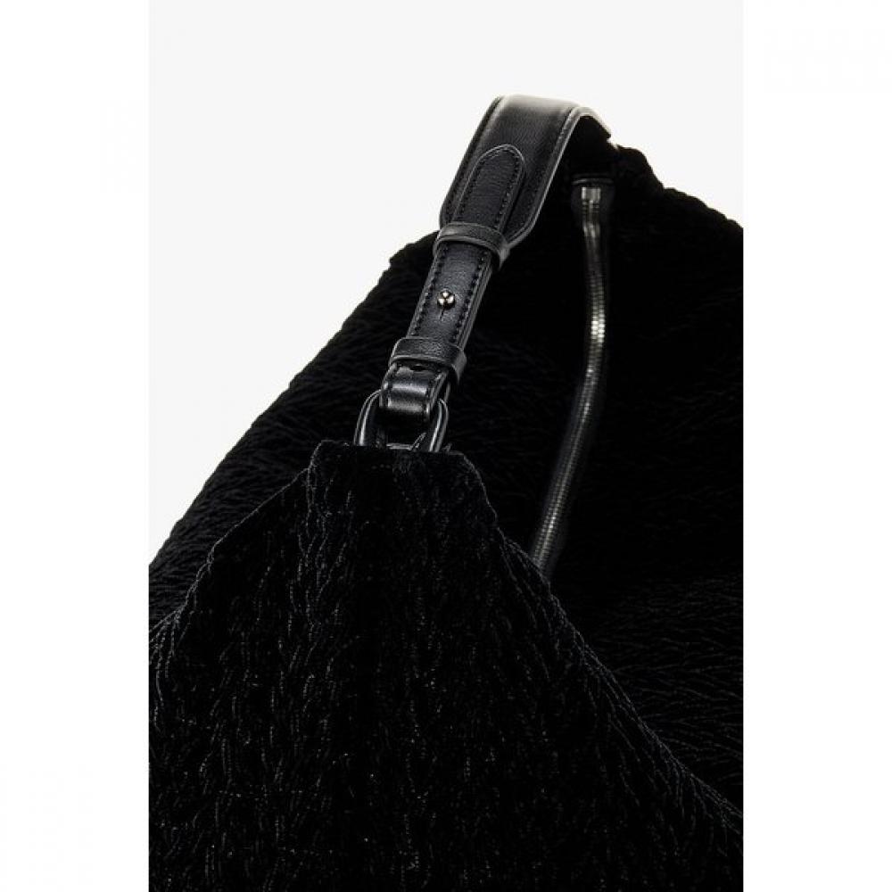 Emporio Armani 25 F W Women S Velvet Quilted Hobo Bag A525332520