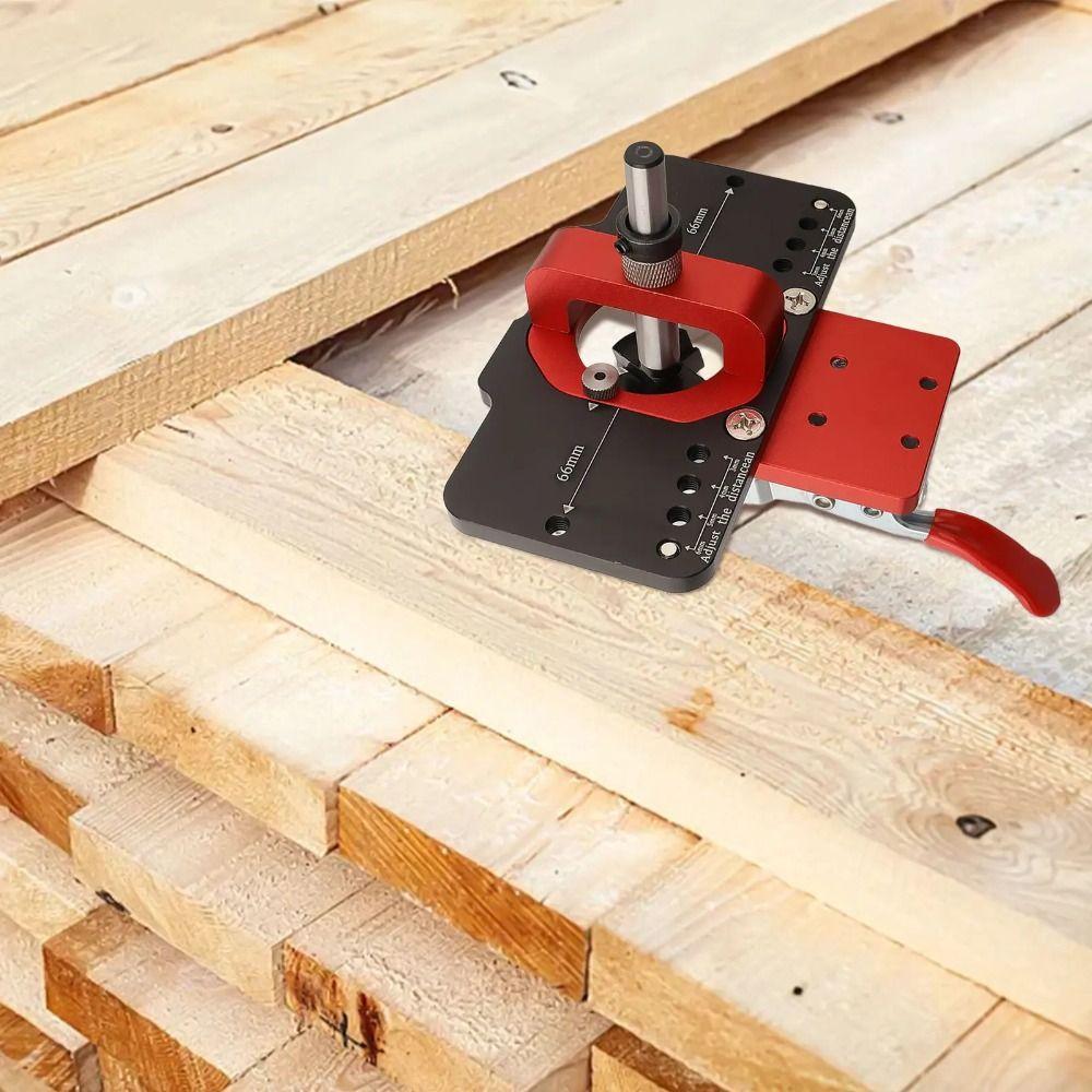 High-quality Hole Drilling Guide Locator 35mm Puncher Template  Hidden Hinge Drilling Fixture Set