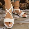 Women Lightweight Sandals 2026 New Summer Trend Sexy Shoes Woman Fashion Outdoor Beach Flat Sandals Female