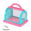 Insect Observation Box Net Bag Insects Trap Magnifying Glass Forceps Insect Collectors Cages Butterfly Observation Pet Products
