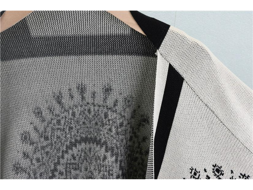 Women's Autumn Casual Three-Piece Set: Knitted Cardigan, Shawl Cape, Wide-Leg Pants