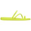 Crocs Simple Versatile Outdoor Breathable Rub-resistant Single Band Slides Women Yellow 209862-738