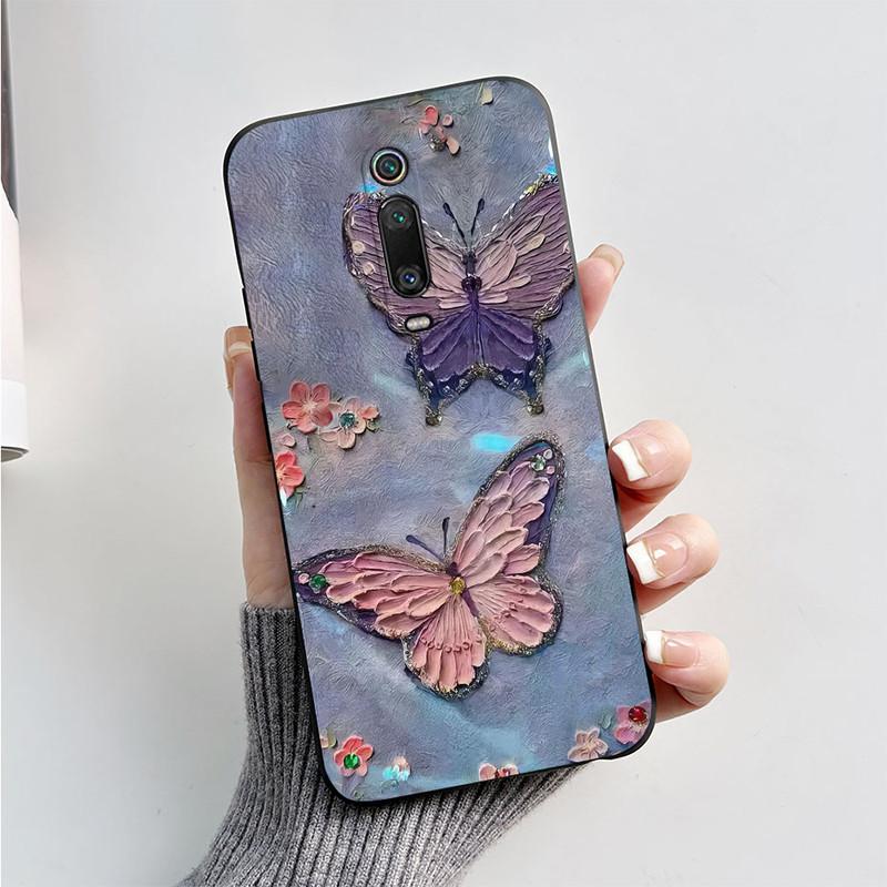 For Xiaomi Mi 9T Case Mi9T Pro Cute Astronaut Butterfly Cover Silicone Phone Case For Xiaomi Mi 9T Pro 9TPro Soft Fundas Coque