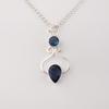 London Blue Topaz Gemstone 925 Sterling Silver Handmade Jewelry Pretty Pendant 1.60" For Wife PP-13-3