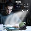 Clip-on Music Stand Light, Reading Light, Flexible Arm, Eye-Friendly Natural Light, 6/8 LEDs, 360 Rotation, Mini Double Desk Light for Bedroom, Table
