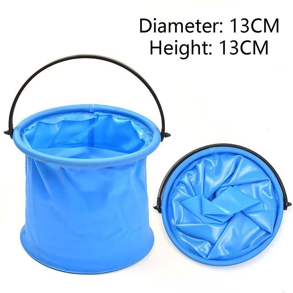 1Pc Multifunctional Folding Bucket - Durable Portable Fishing Bucket, Ideal for Beaches, Travel, and The Outdoors