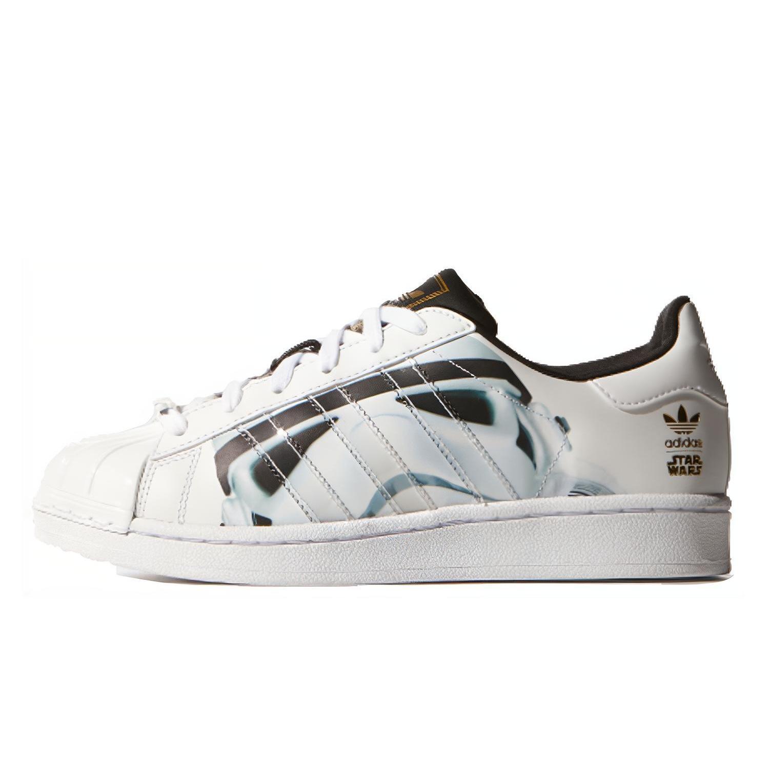 (GS) adidas Superstar J Stormtrooper Kids B23640 EU 39⅓