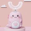 Kids Electric Toothbrush Cartoon Dinosaur U-Shaped Ultrasonic Toothbrushes Whole Mouth 360 Degree Cleaning Automatic Totthbrush