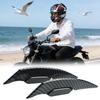 Motorcycle Helmet Decorative Stickers Carbon Fiber Pattern Wind Wing Adhesive Cycling Helmet Decal Cycling Headgear Decorative