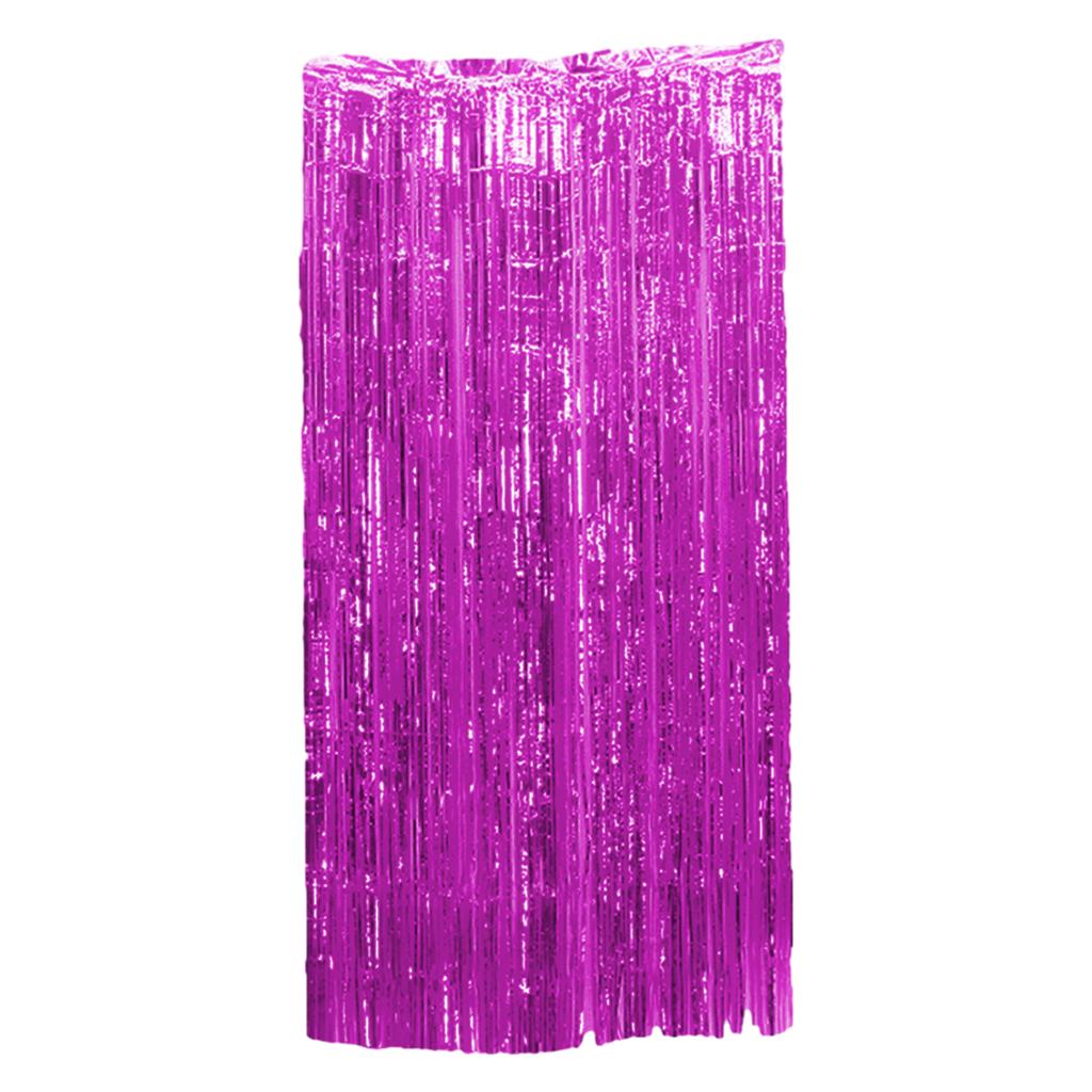 Shimmer Metallic Streamers Curtain For Birthday Party Or Event Decor Tinsel Foil Fringe Curtains