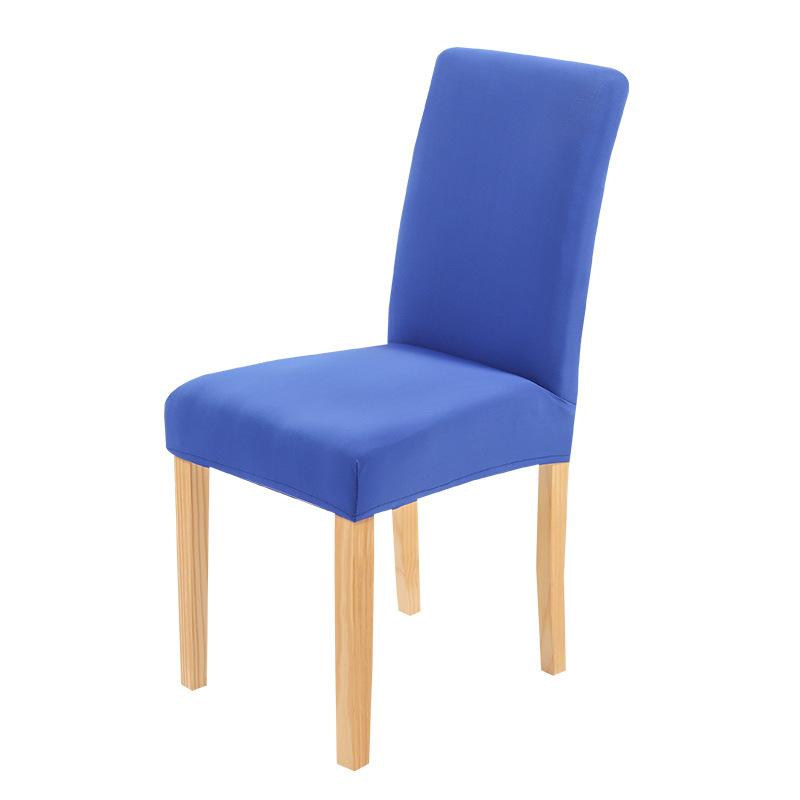 Chair Cover Household Half-Pack One-Piece Solid Color Simple Polished Dining Chair Cover Hotel Home Dust Cover
