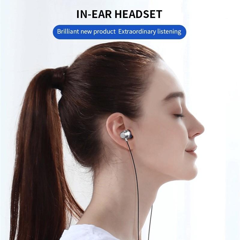 G2 Ergonomisches Headset Typ-C-Subwoofer In-Ear-Headset mit kabelgebundener Steuerung und integrierter High-Definition