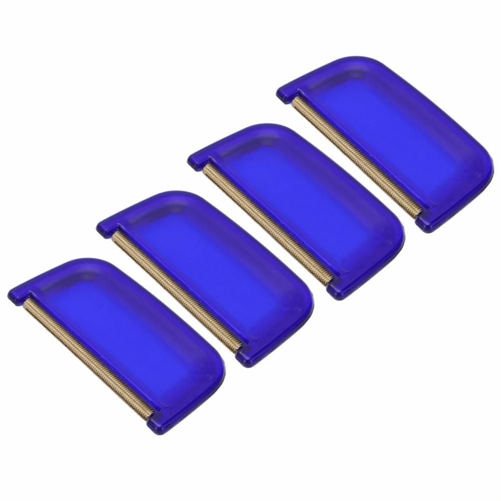 4pcs Light Weight Sweater Comb Multi-Fabric Use Lint Remover Portable Pilling Remover  For Sweater