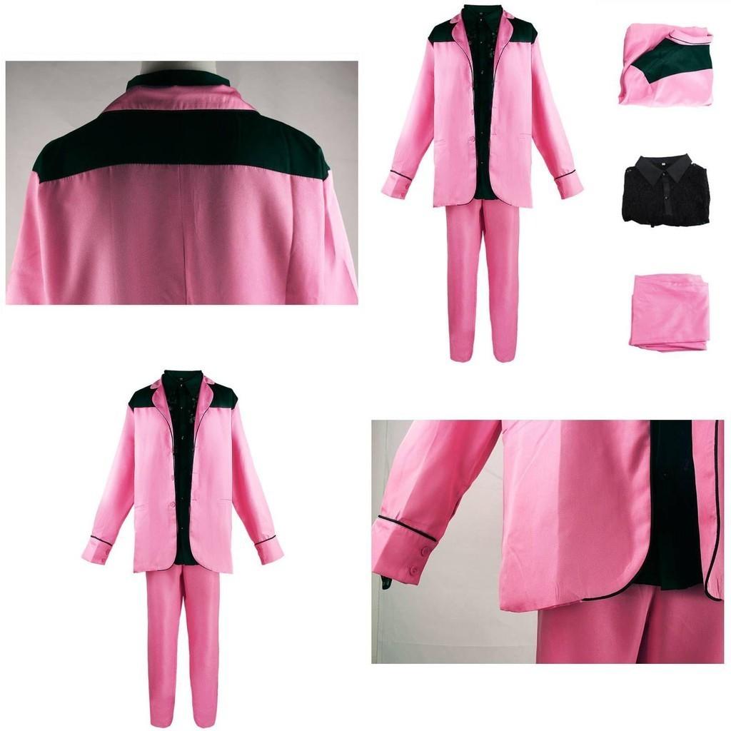 The King Elvis Presley Men's Wonderfully Detailed Costume Coat Cosplay Set