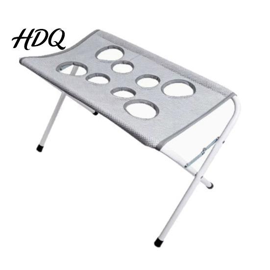 Dog Grooming Hammock Stand Stand Foldable Cat Bath 8-Hole Pet Elevated Platform Washing Station for Small Medium Dogs Nail Trimming And Bathing