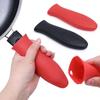Supporto Antiscivolo in Silicone per Manico di Pentola Smontabile Parti di Pentolame Presina Guaina Copertura per Impugnatura Padella in Ghisa Manico per Pentole