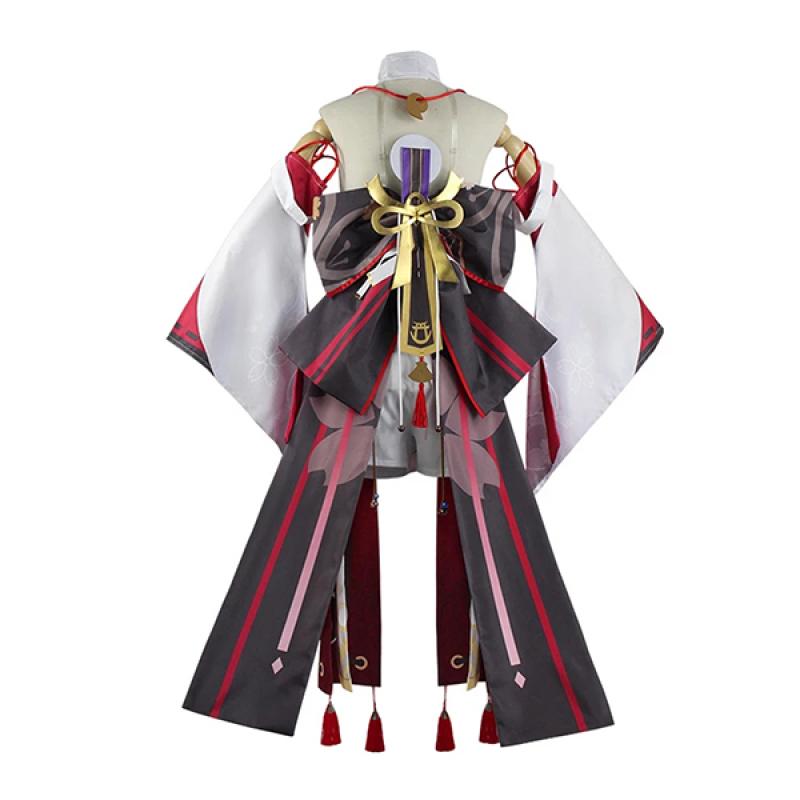   Yae Miko Cosplay Κοστούμια Anime Guuji Yae Deguisement φόρεμα περούκας Αποκριάτικες στολές για γυναίκες