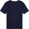 Nike Graphic Print Round Neck Short Sleeve Baseball Jersey Kids Tops Dark-Navy DX5231-410