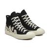 Converse 1970s Round-toe Lace-up High-Top Canvas Shoes Unisex Black & White