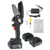 1200W 4 Inches Mini Electric Chain Saw Woodworking Purning Garden Logging Power Tools Adapt to Battery 288Vf